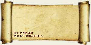 Kristina Sebić vizit kartica